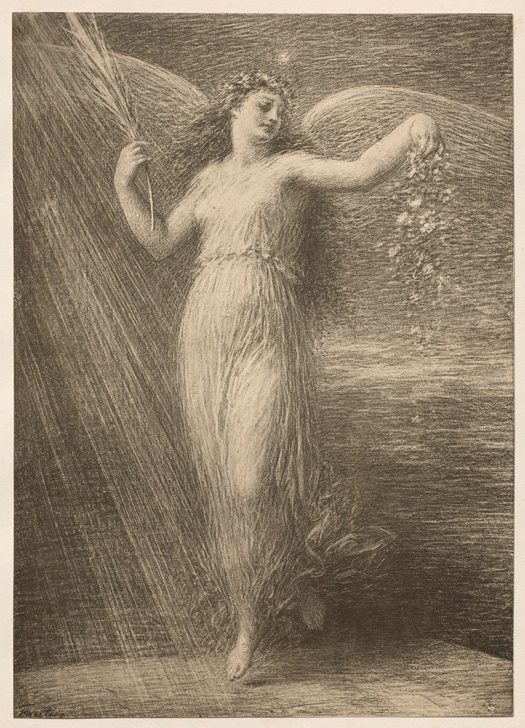 Detail of Immortalité, 1898 by Henri Fantin-Latour
