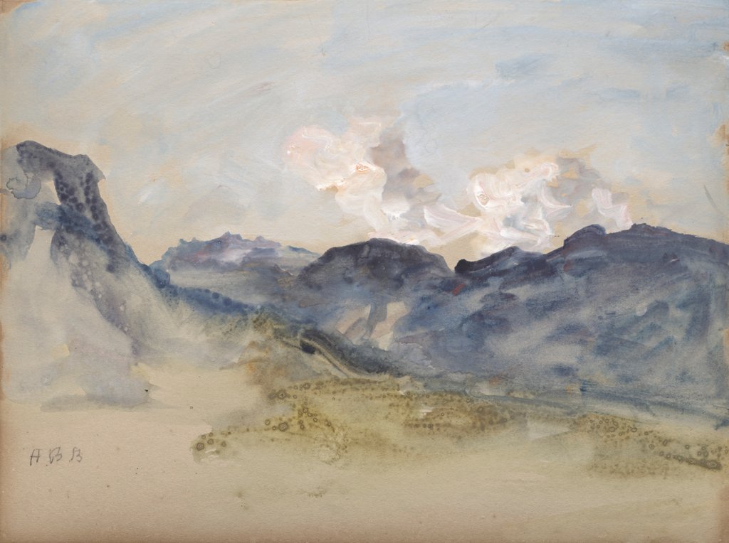 Detail of In the Alps by Hercules Brabazon