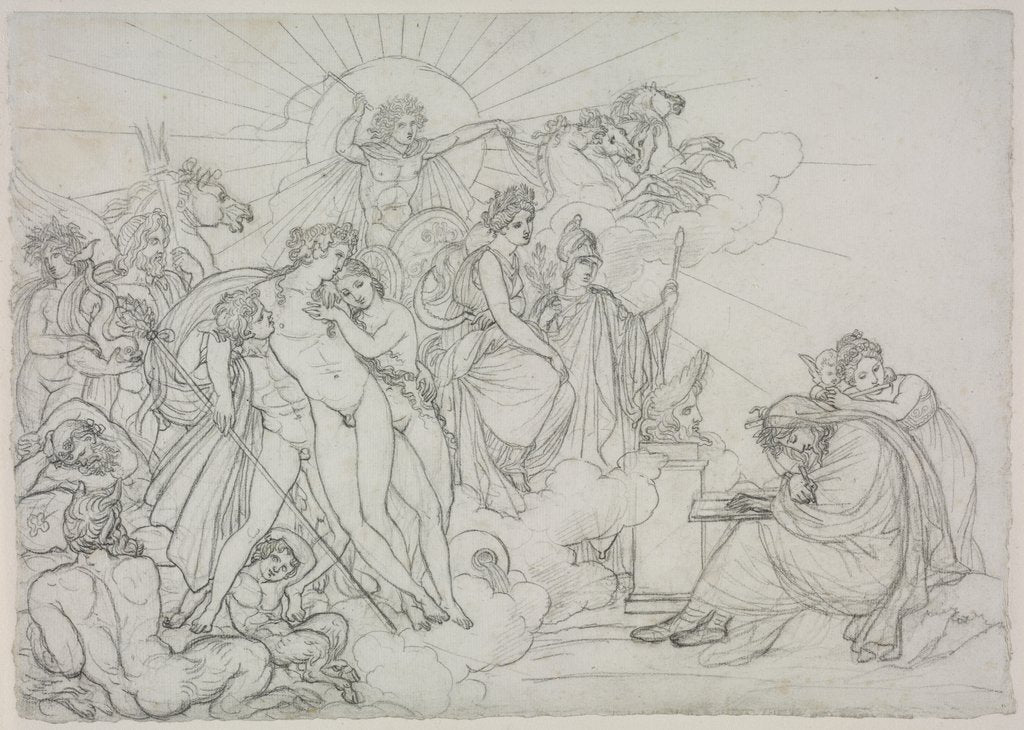 Detail of Invocation to the Divinities who preside over Agriculture from Virgil's 'Georgics', after 1798 by Anne-Louis Girodet de Roucy-Trioson