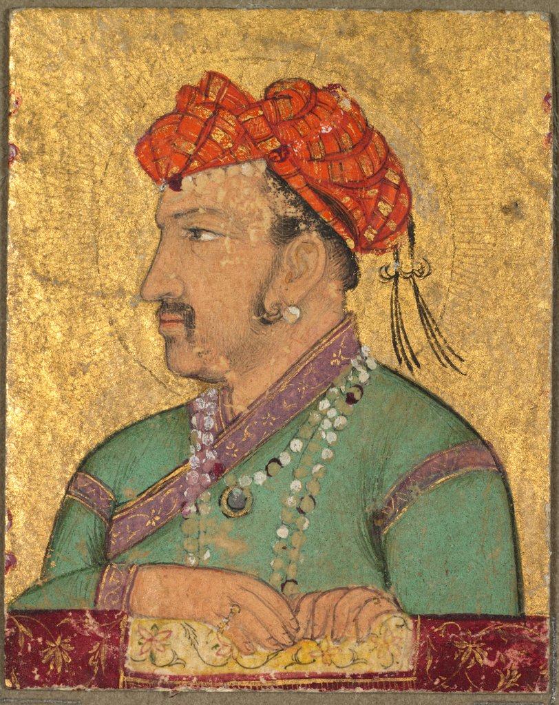 Detail of Jahangir, early 1600s by Unknown