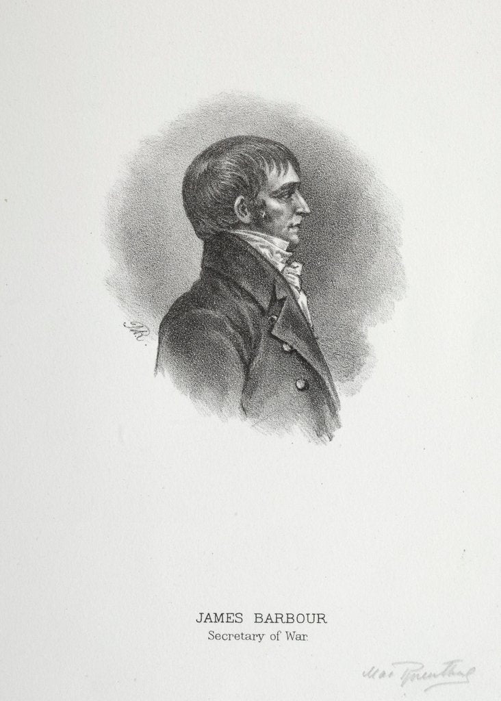 Detail of James Barbour by Max Rosenthal
