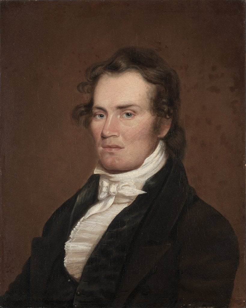 Detail of James G. McKinney, 19th century by Matthew Harris Jouett