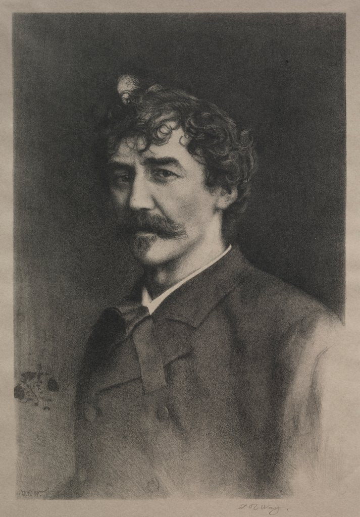 Detail of James MacNeill Whistler by Thomas Robert Way
