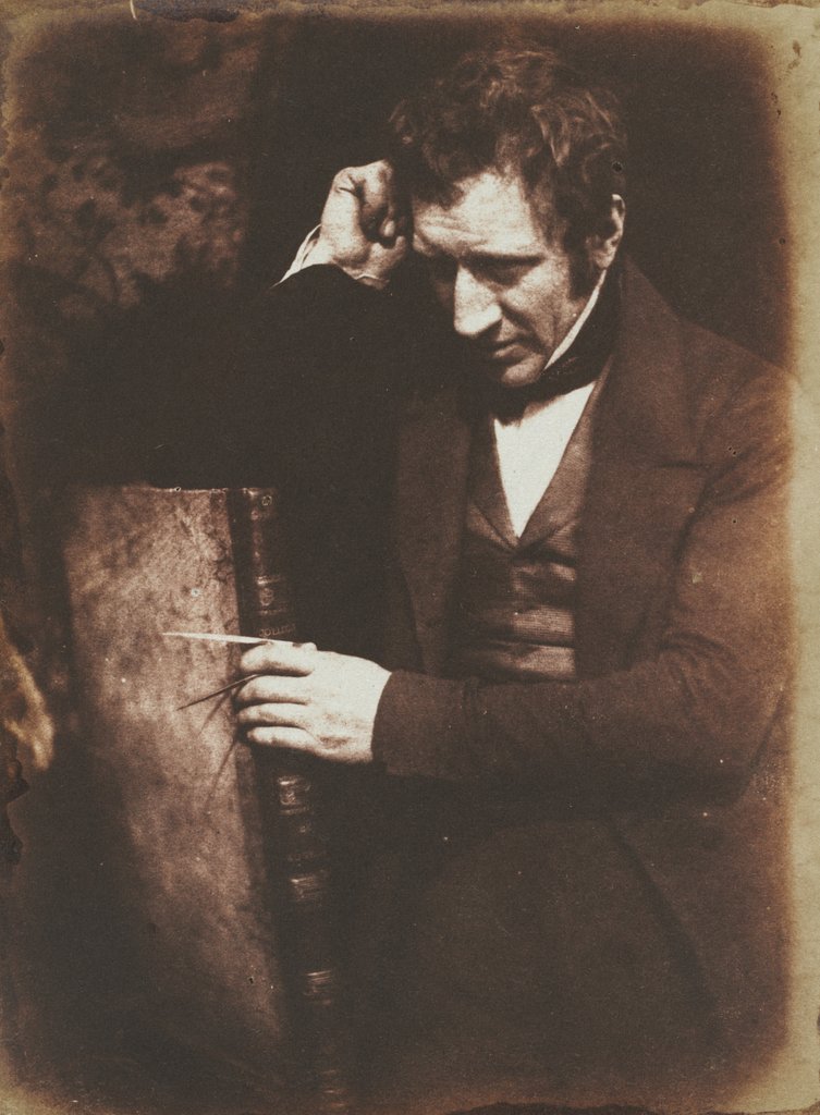 Detail of James Nasmyth, 1843-1847 by David Octavius Hill; Robert Adamson