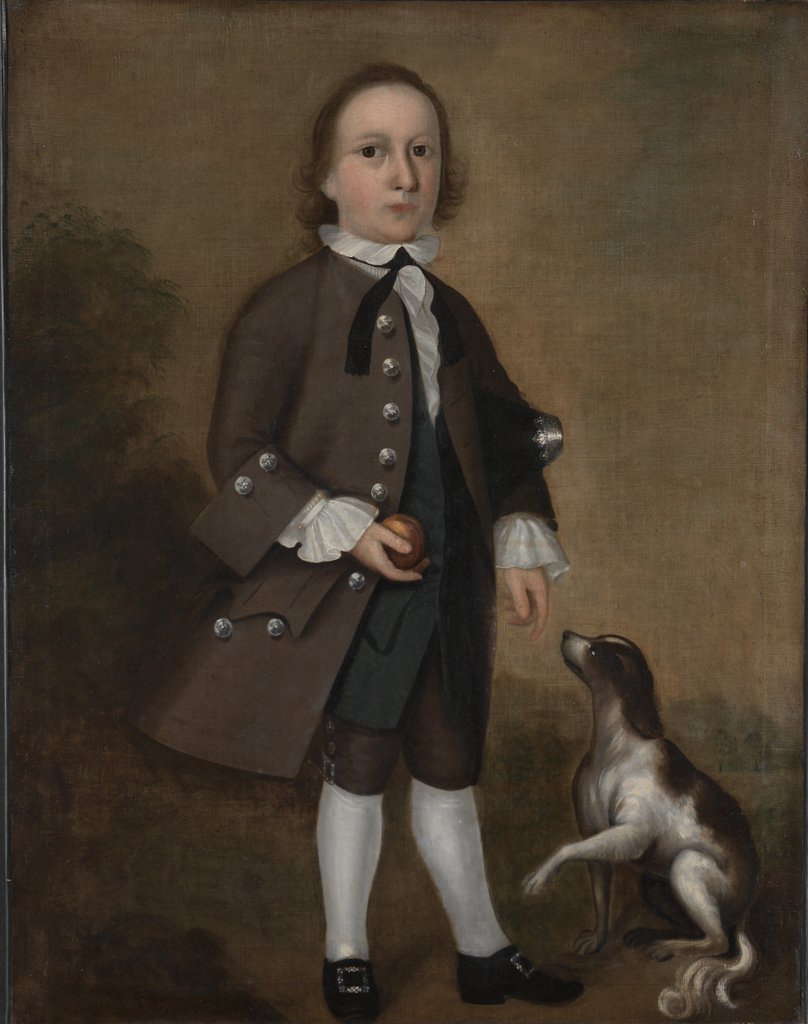 Detail of Jeremiah Belknap, c. 1758 by Joseph Badger