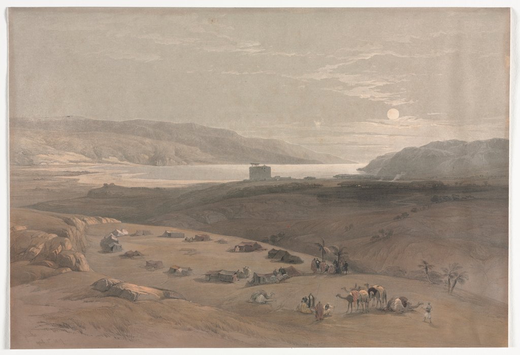 Detail of Jericho, 1839 by David Roberts