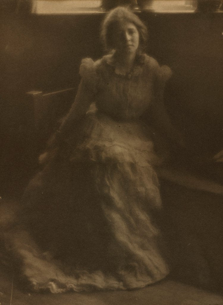 Detail of Julia Hall McCune, c. 1900 by Clarence H. White