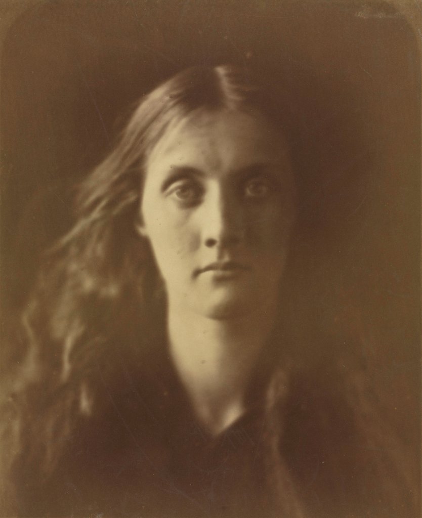 Detail of Julia Jackson Duckworth, 1867 by Julia Margaret Cameron