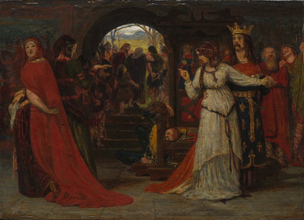 Detail of King Lear, c. 1860 by Ford Madox Brown
