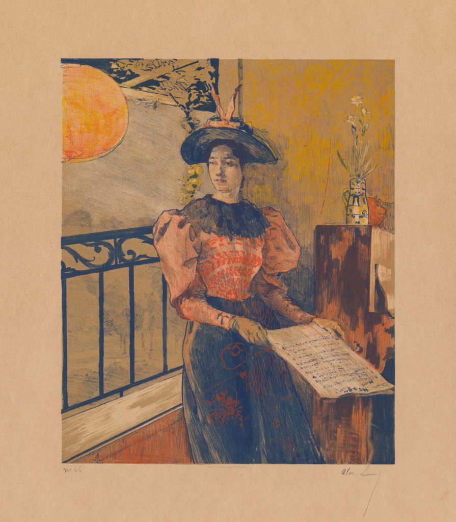 Detail of L?Illumination, 1893 by Alexandre Lunois