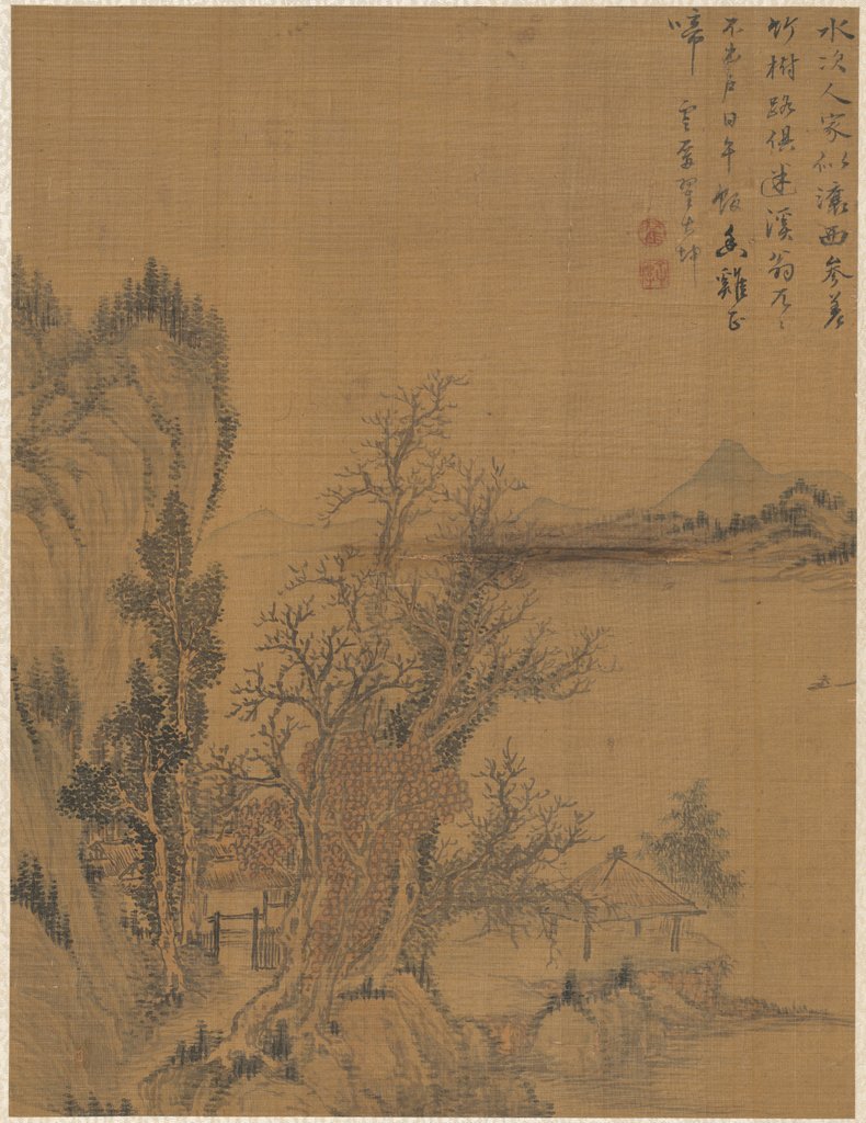 Detail of Landscape, 1775 by Zhai Dakun