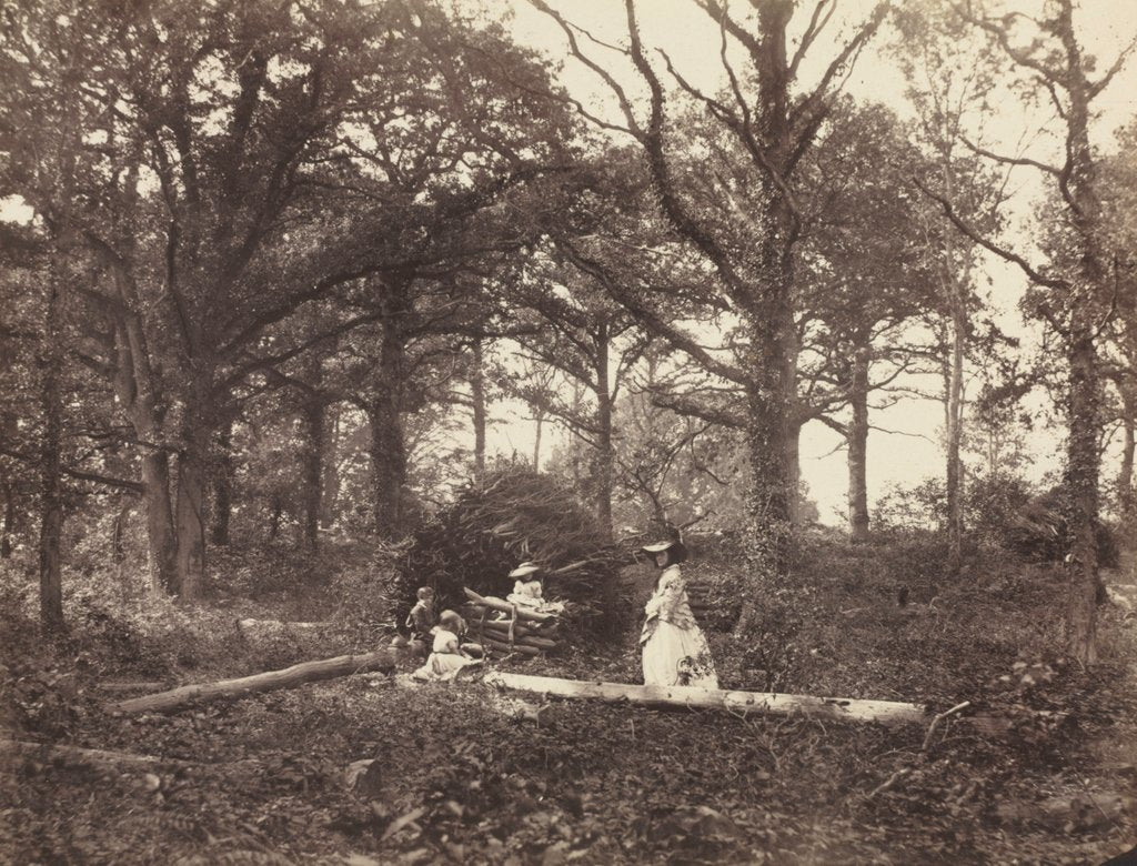 Detail of Landscape, 1856 by Henry White
