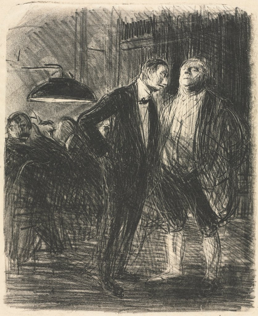 Detail of Le Decavé by Jean Louis Forain