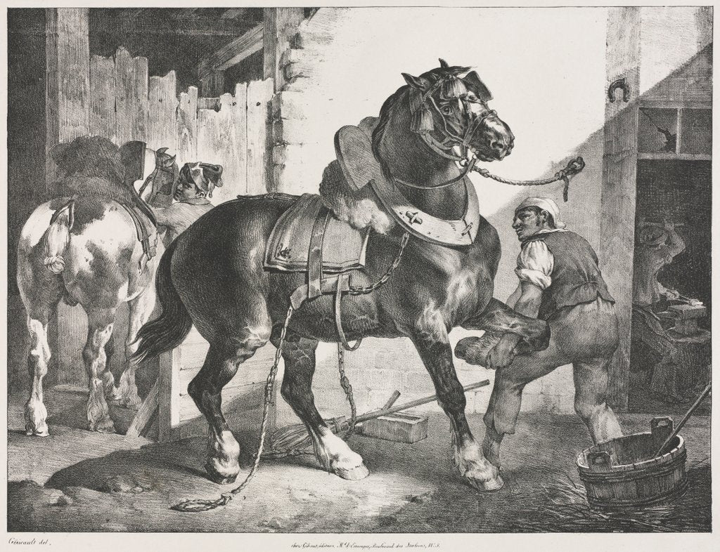 Detail of Le Maréchal français by Théodore Géricault