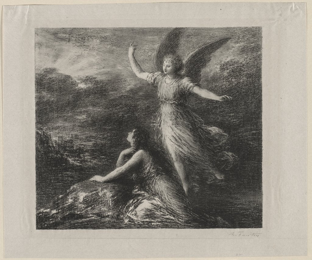 Detail of Le Paradis et la Peri, 1884 by Henri Fantin-Latour