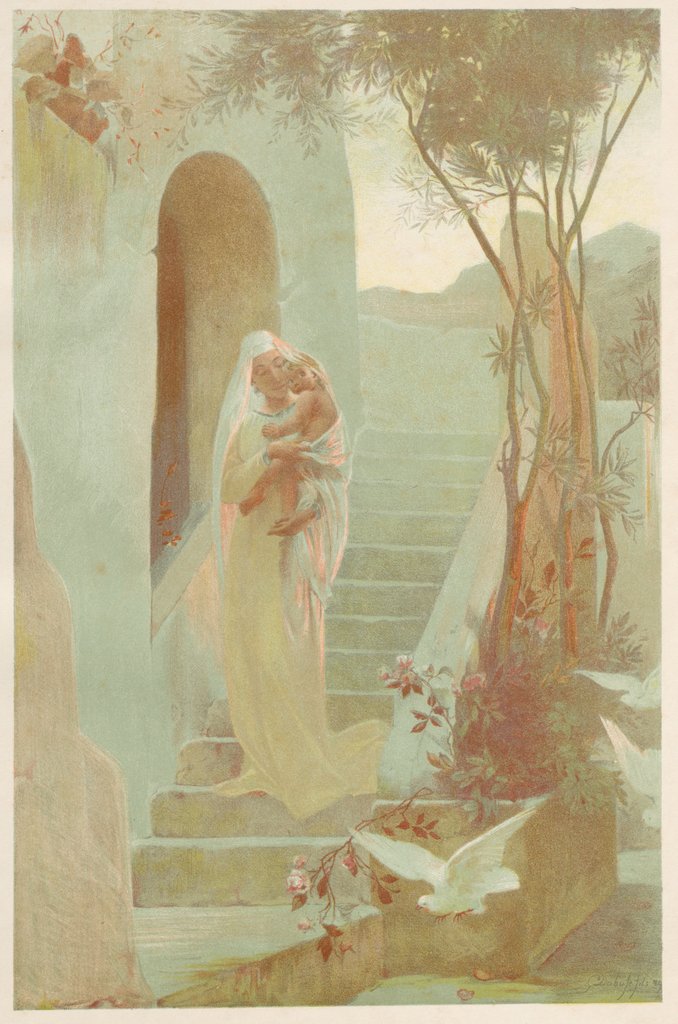 Detail of LEnfant, 1899 by Guillaume Dubufe