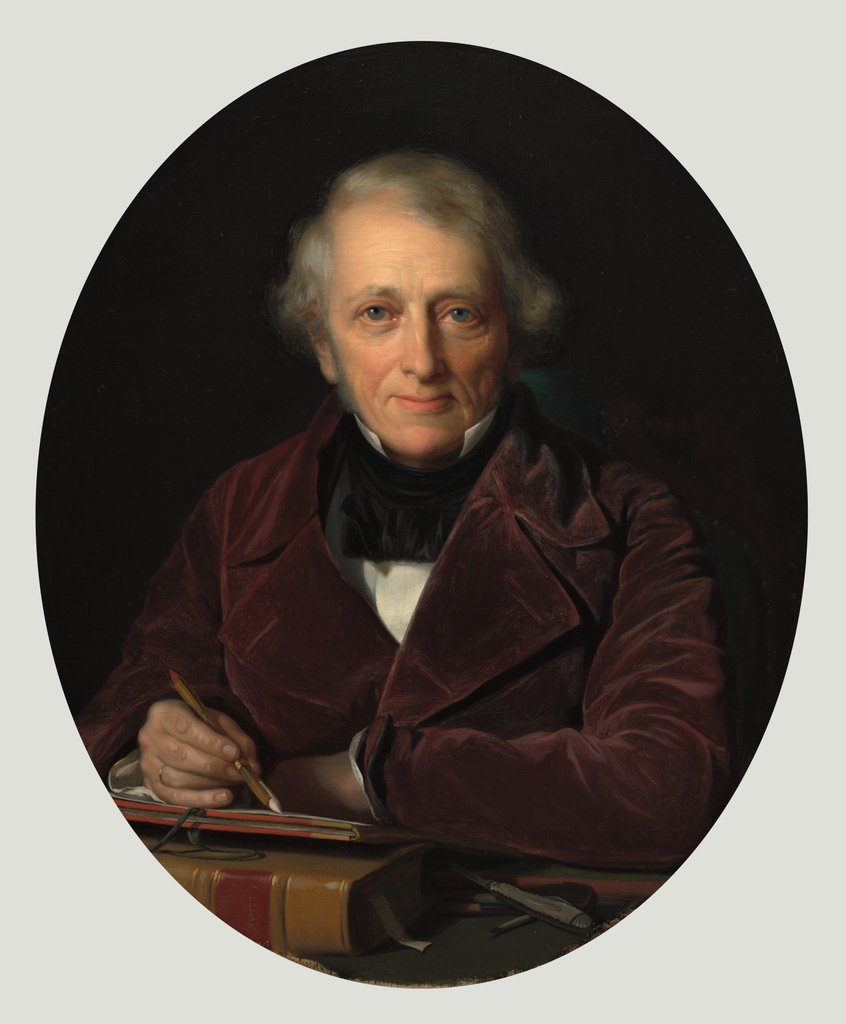 Detail of Leo Lehmann, 1851 by Rudolf Lehmann