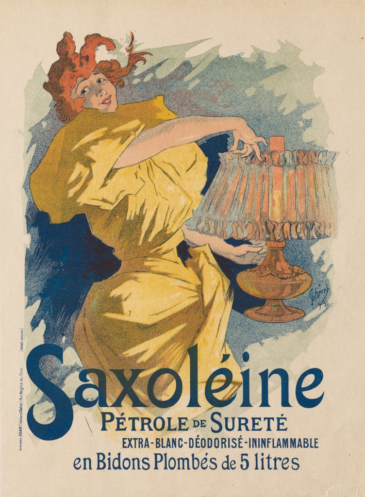 Detail of Les Maitres de LAffiche: Pl. 13, Saxoléine, 1895 by Jules Chéret
