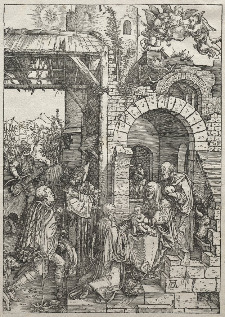 Detail of Life of the Virgin: Adoration of the Magi, 1504-1505 by Albrecht Dürer