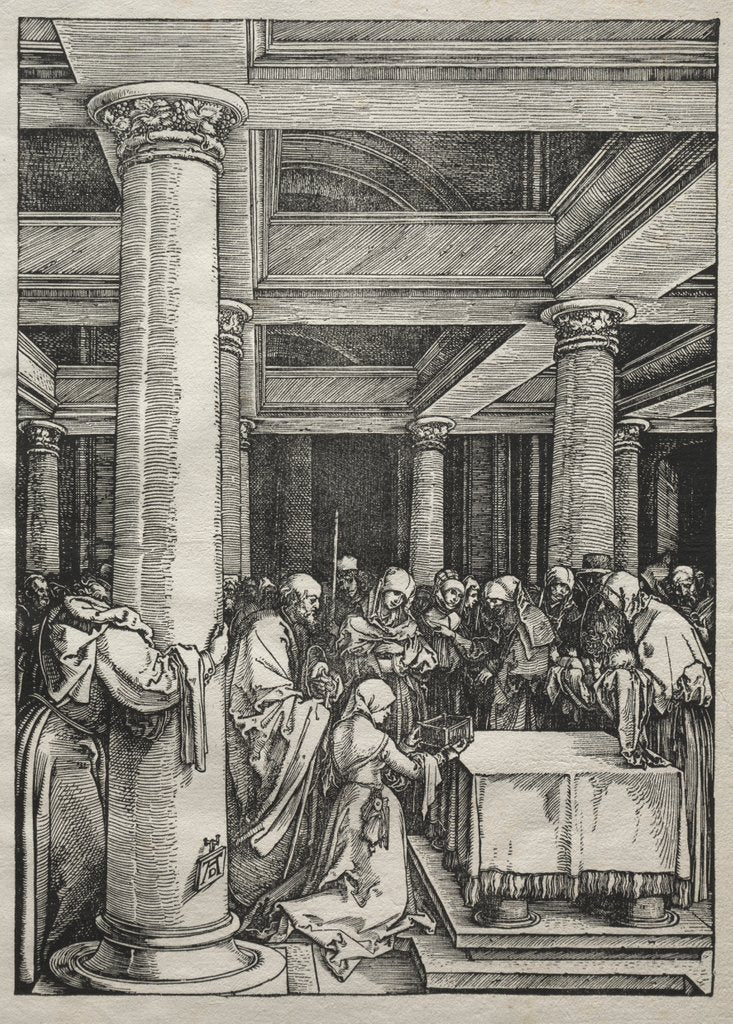 Detail of Life of the Virgin: Presentation of Jesus in the Temple, 1504-1505 by Albrecht Dürer