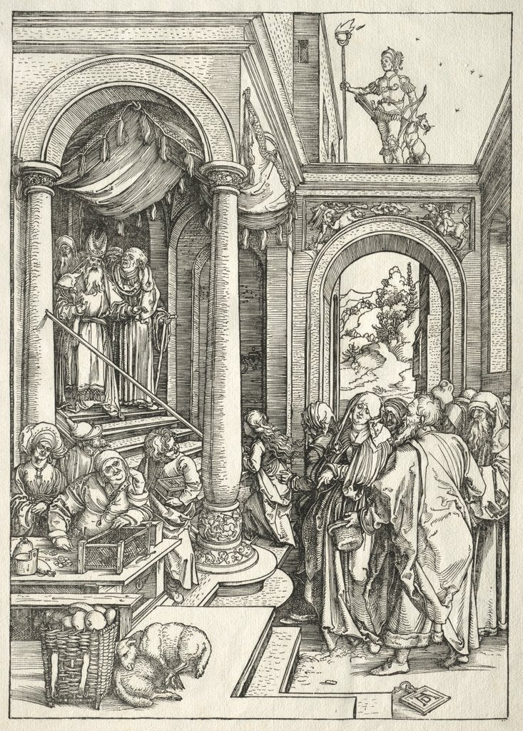 Detail of Life of the Virgin: Presentation of the Young Virgin in the Temple, 1504-1505 by Albrecht Dürer