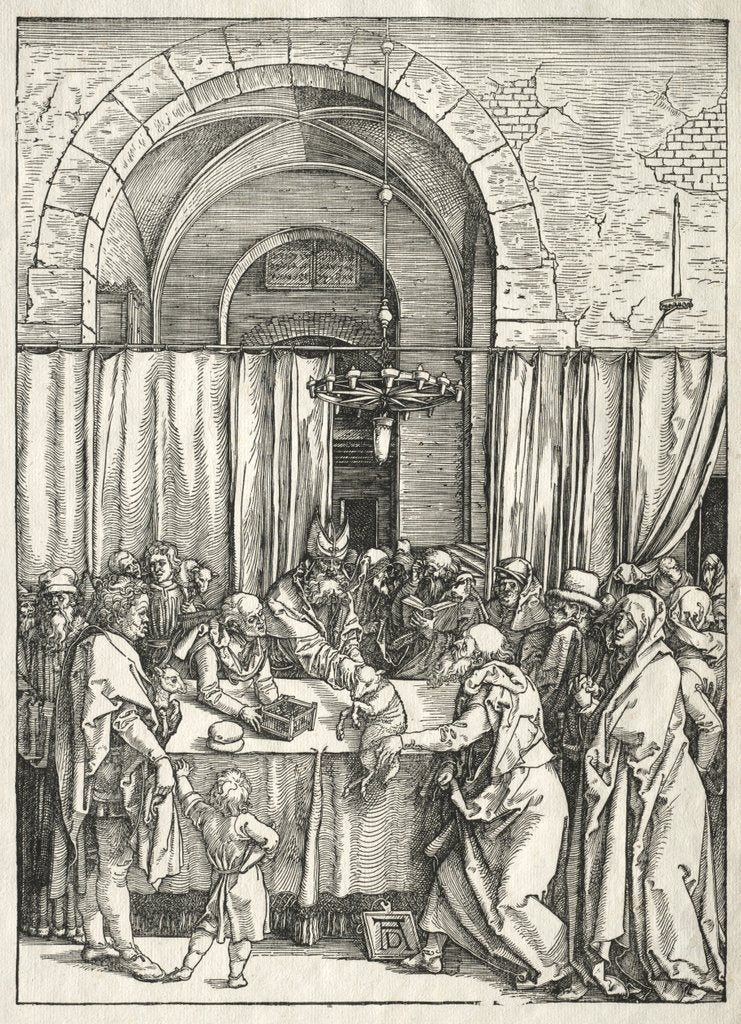 Detail of Life of the Virgin: Rejection of Joachim's Sacrifice, 1504-1505 by Albrecht Dürer