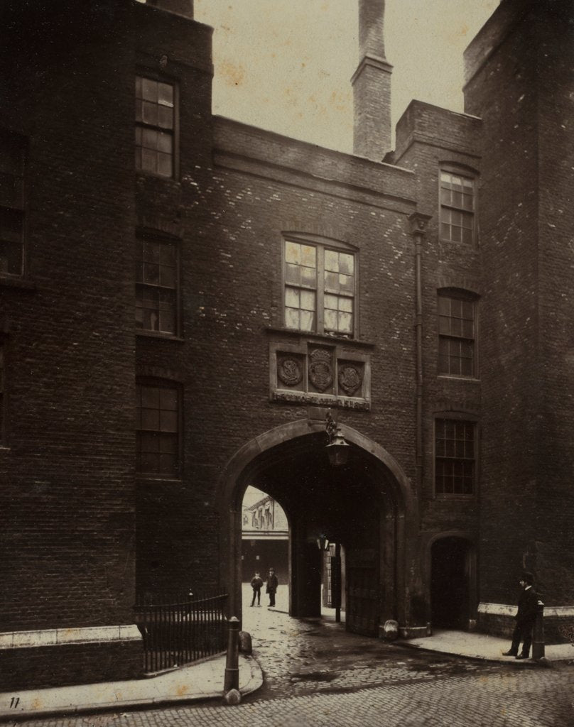 Detail of Lincoln's Inn, Gate House, 1876 by Alfred H. Bool