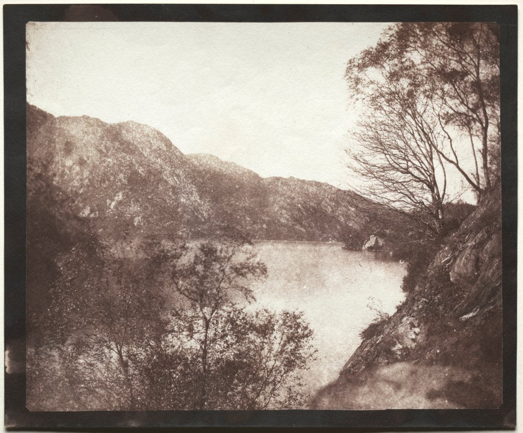 Detail of Loch Katrine, 1844 by William Henry Fox Talbot