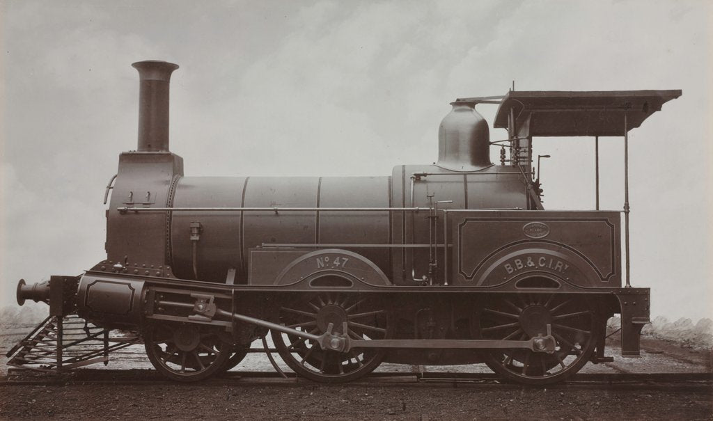 Detail of Locomotive, c. 1880s by John Stuart