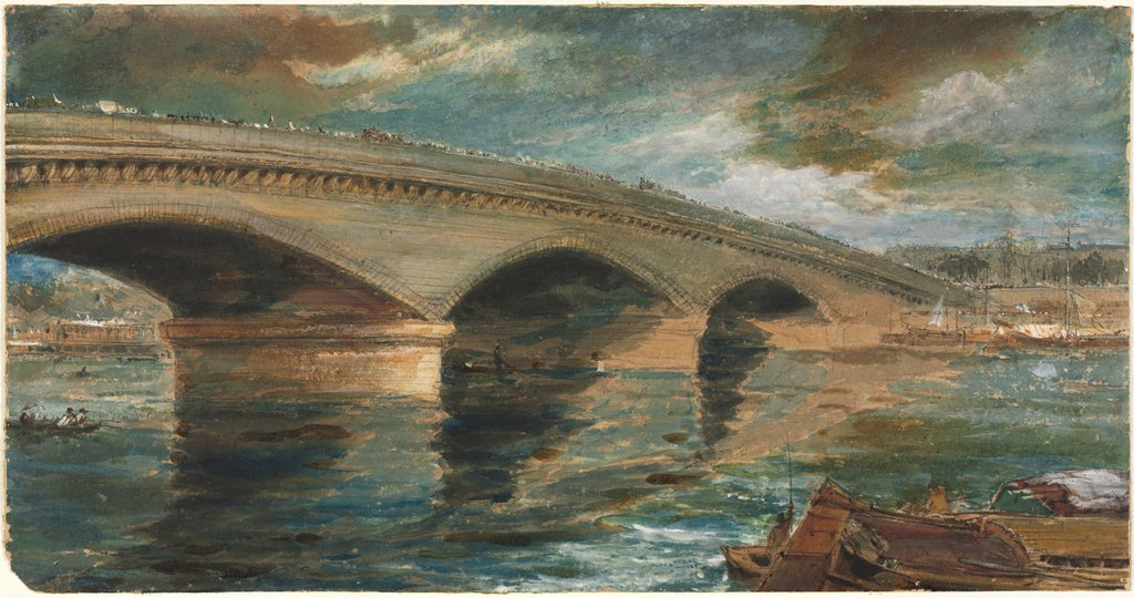 Detail of London Bridge by James Holland