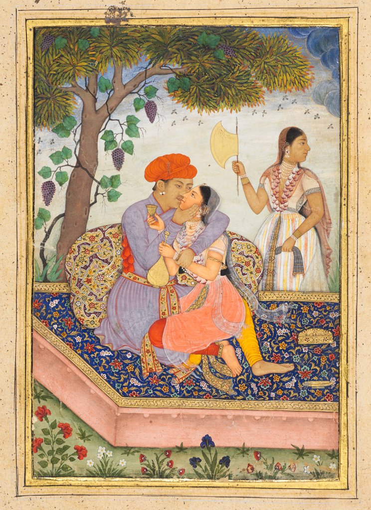 Detail of Lovers Embracing, c. 1630 by Unknown
