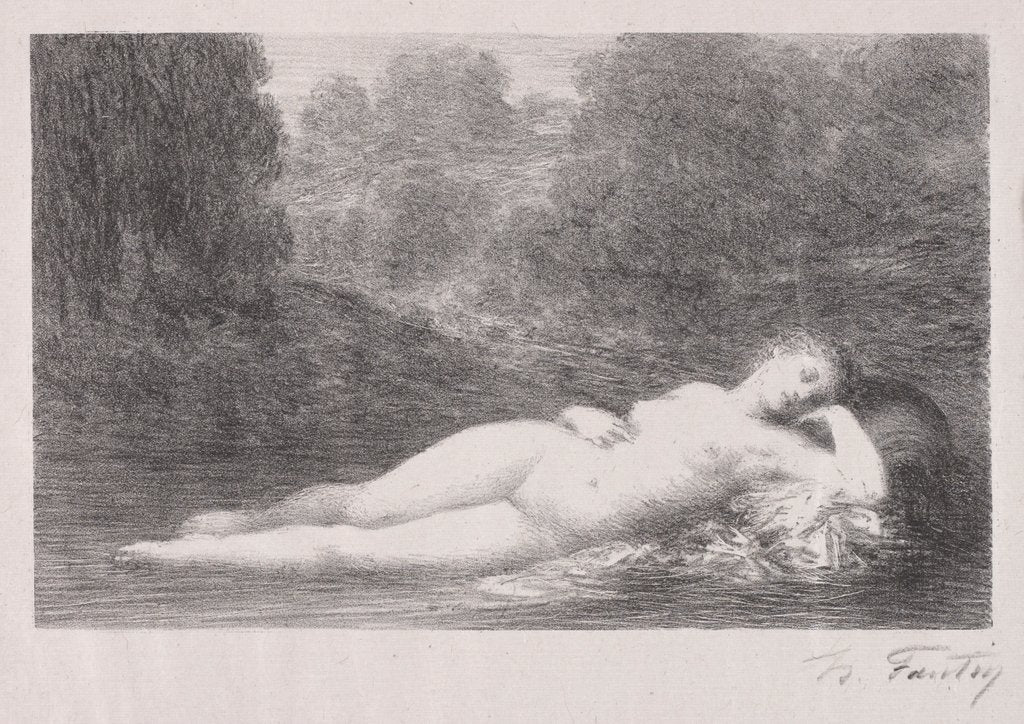 Detail of Lying in the Water, 1903 by Henri Fantin-Latour