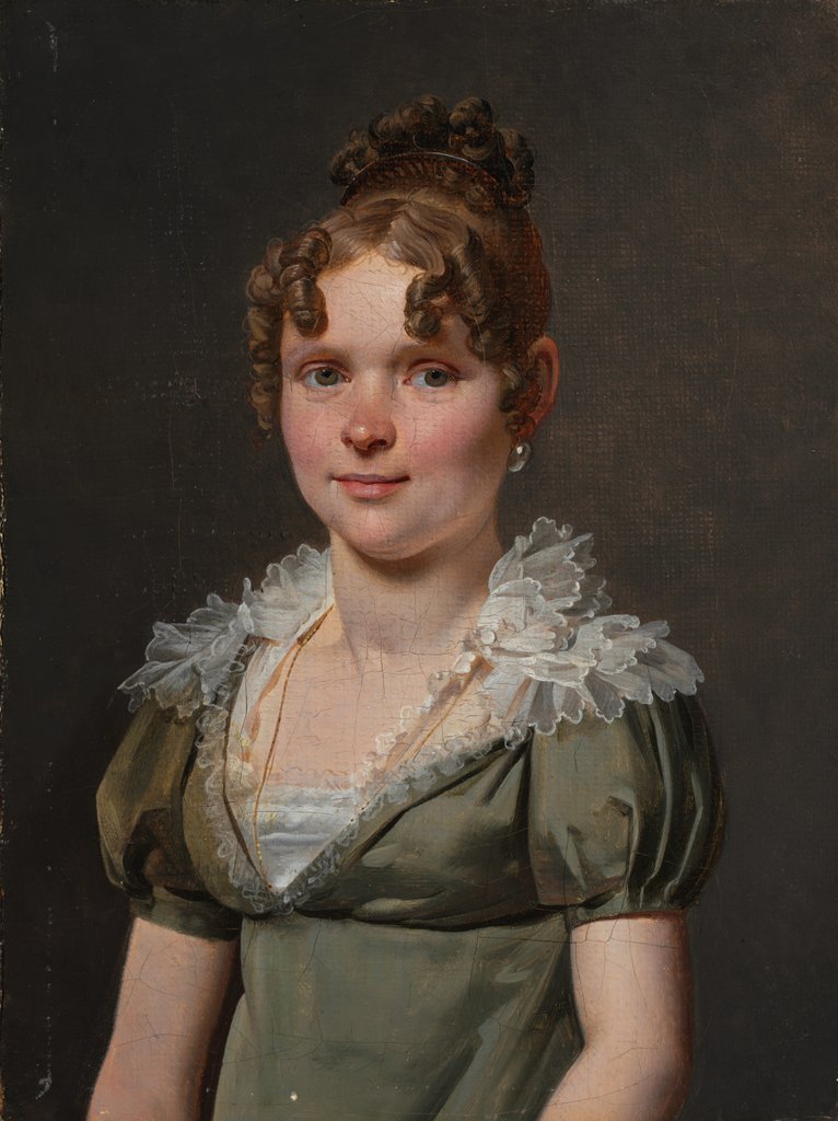 Detail of Madame Nicolas Louis Faret, 1812 by Martin Drölling