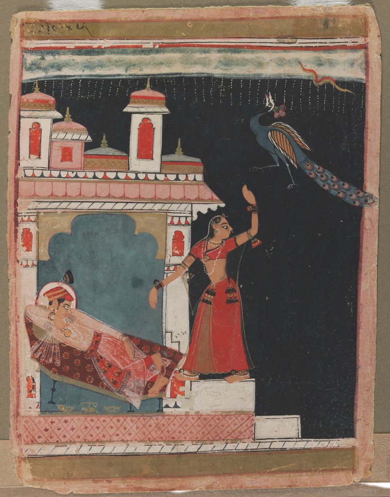Detail of Madhu Madhavi Ragini, c. 1630-1640 by Unknown