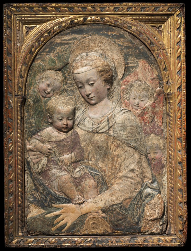 Detail of Madonna and Child, c. 1470 by Antonio Rossellino