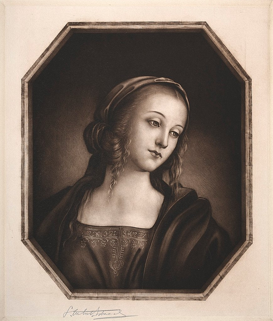 Detail of Madonna, 19th-20th century by Samuel Arlent-Edwards