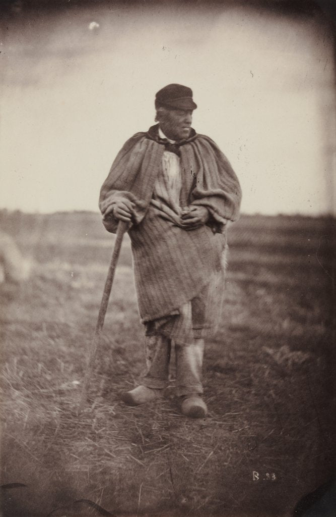 Detail of Man with Walking Stick, late 1870's by Auguste Giraudon's Artist