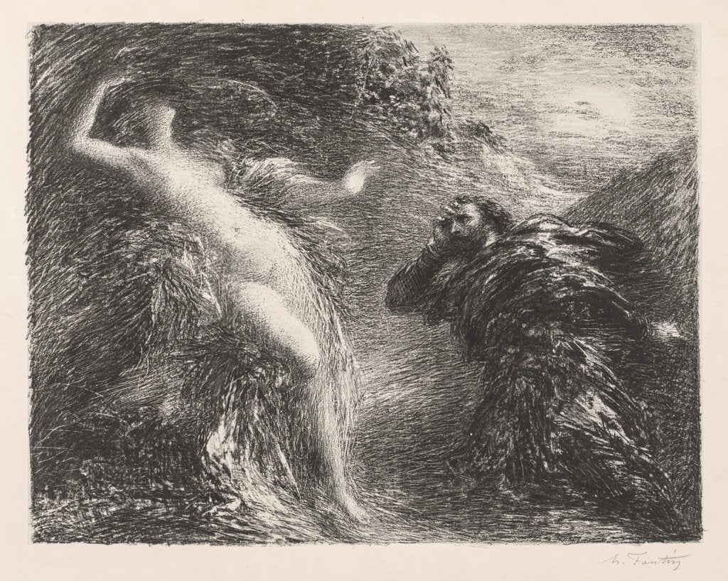 Detail of Manfred and Astarté, 1892 by Henri Fantin-Latour