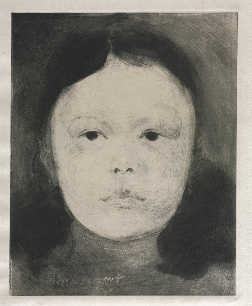 Detail of Marguerite Carrière, 1890 by Eugène Carrière