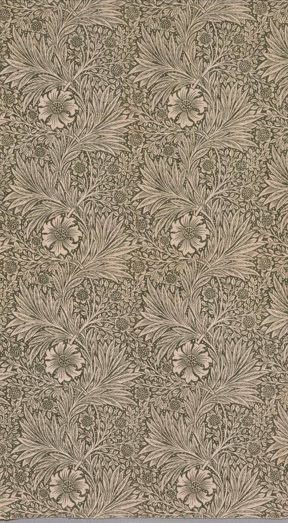 Detail of Marigold, 20th century by William Morris