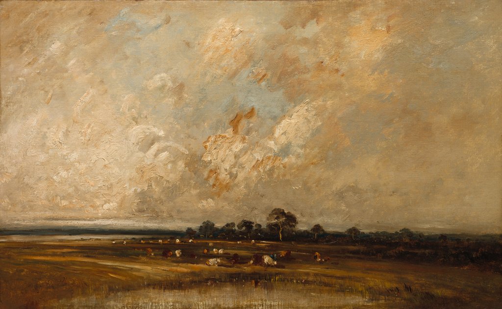 Detail of Marshland, 1860s-1870s by Jules Dupré