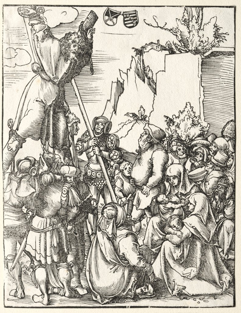 Detail of Martyrdom of St. Andrew by Lucas Cranach