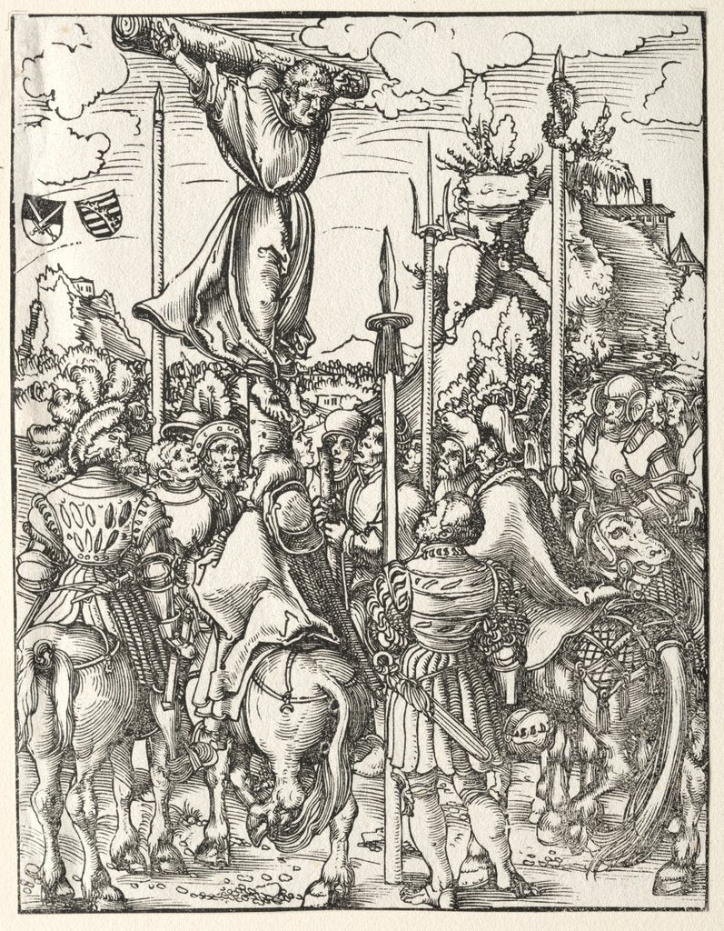 Detail of Martyrdom of St. Philip by Lucas Cranach