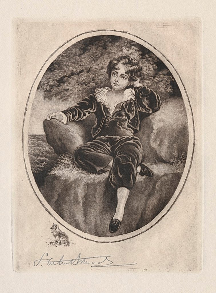 Detail of Master Lambton, 19th-20th century by Samuel Arlent-Edwards