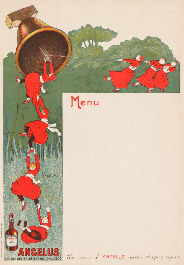 Detail of Menu Page, 1911 by Leonetto Cappiello
