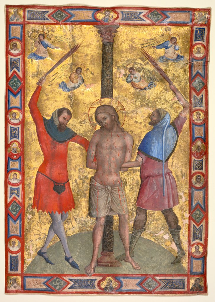Detail of Miniature from a Mariegola: The Flagellation, c. 1350-1375 by Lorenzo Veneziano