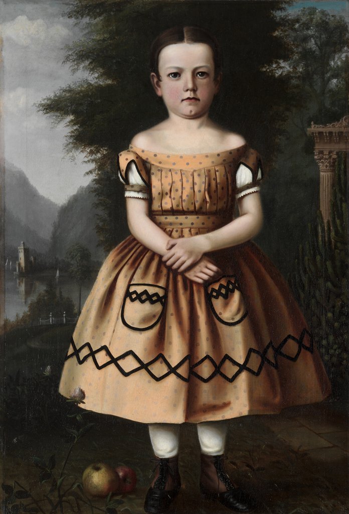 Detail of Minnie Willard, 1860s by Archibald Willard