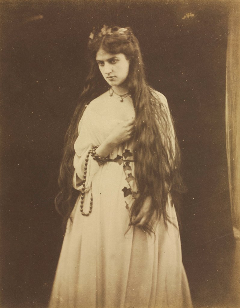 Detail of Mnemosyne, 1868 by Julia Margaret Cameron