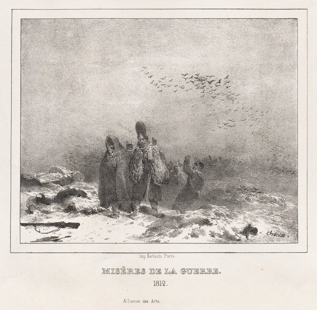 Detail of Moral and Philosophical Alphabet for the Use of Little and Big Children: Miseries of War, 18 by Nicolas Toussaint Charlet; Bertaut