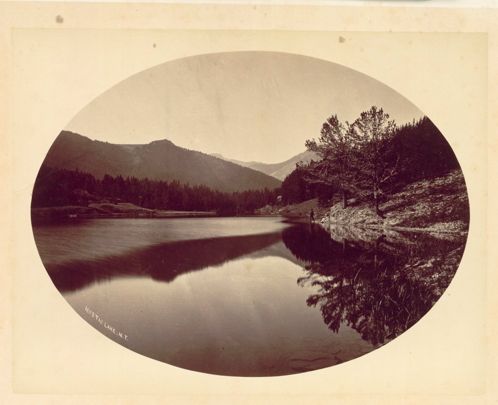 Detail of Mystic Lake, M.T., 1872 by William Henry Jackson